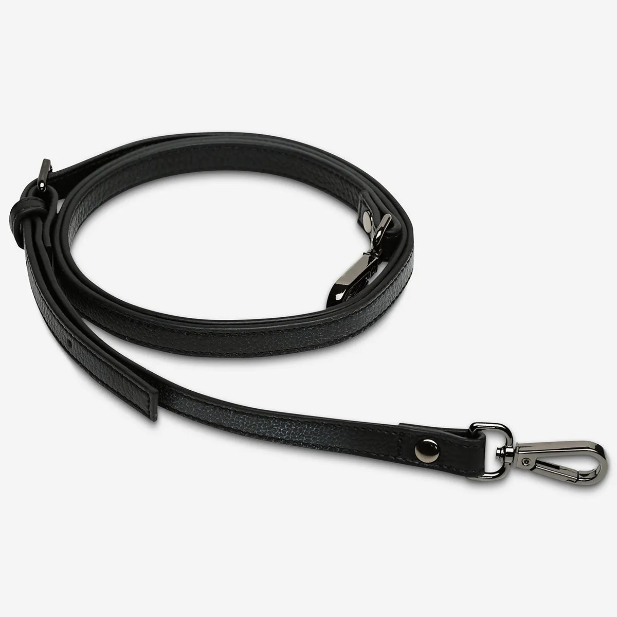 Leather Strap Thin - Black