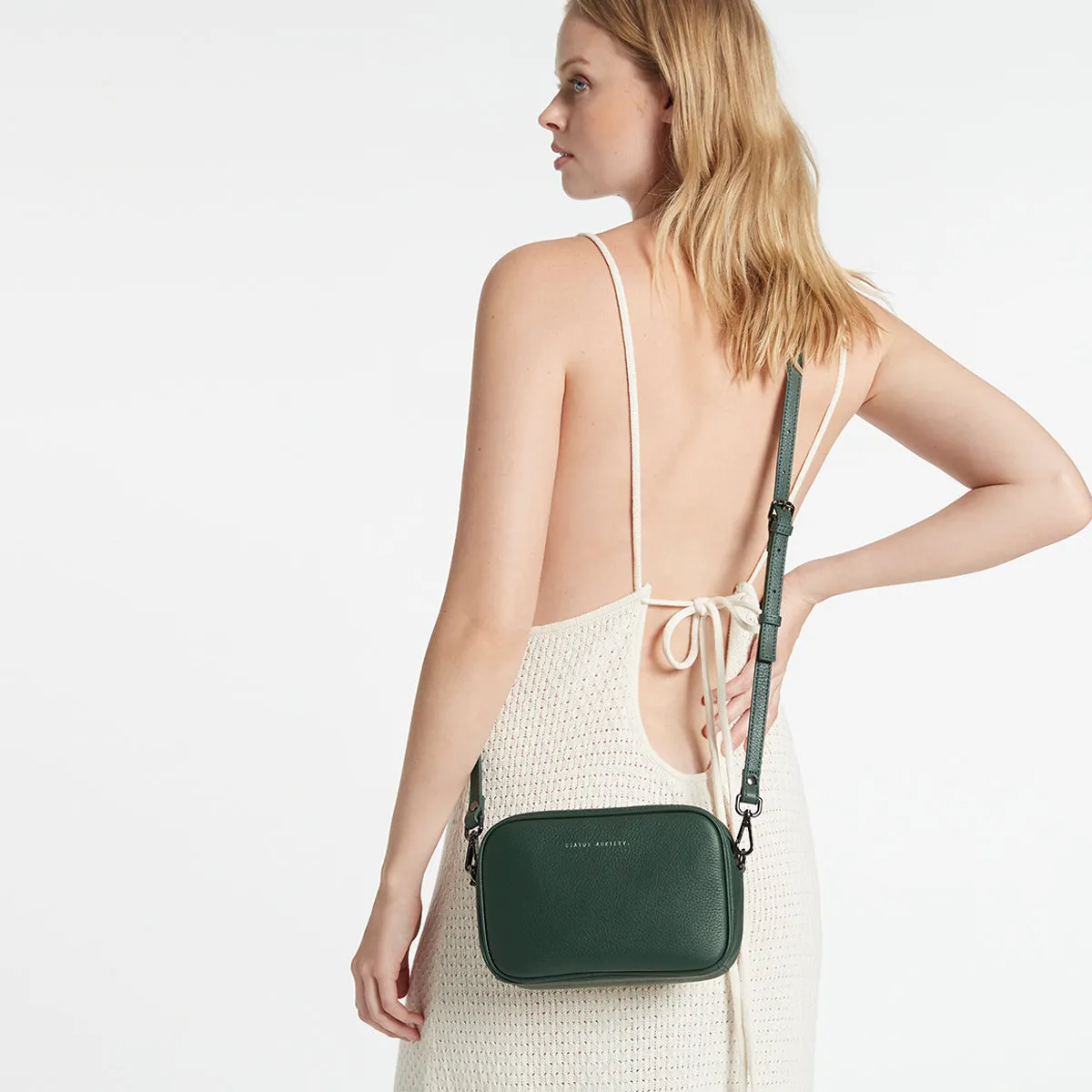 Leather Strap Thin- Green
