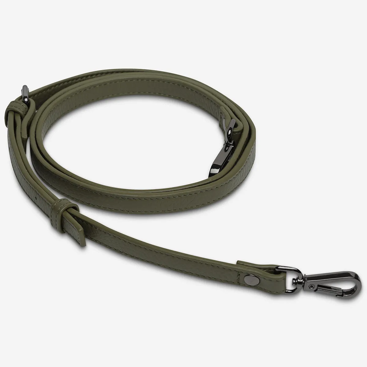 Leather Strap Thin - Khaki