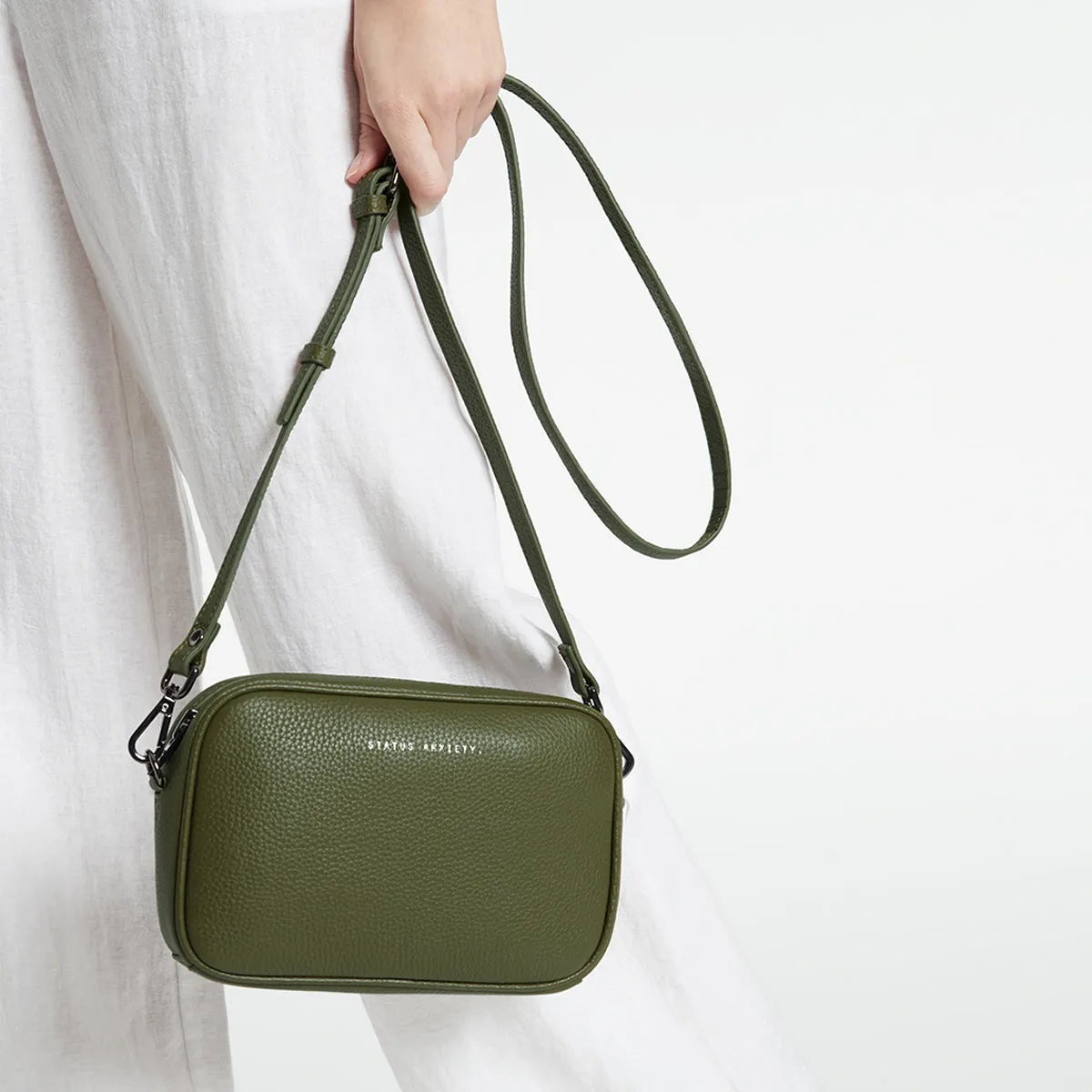 Leather Strap Thin - Khaki