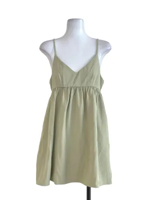 Light Green Thin Strap Jumper Dress