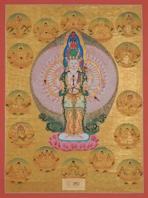 Lokeshowar Saharshabhuja Thangka