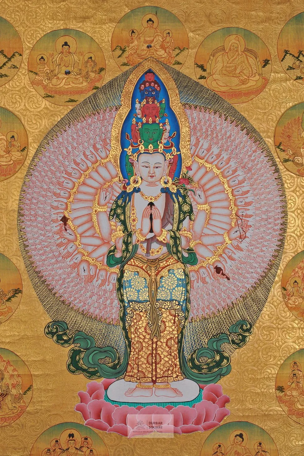 Lokeshowar Saharshabhuja Thangka
