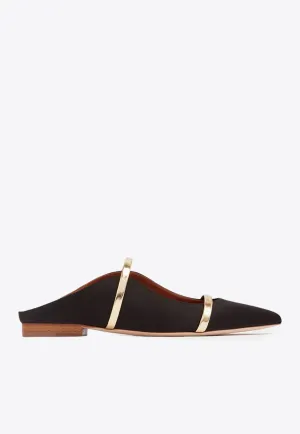 Maureen Satin Flat Mules