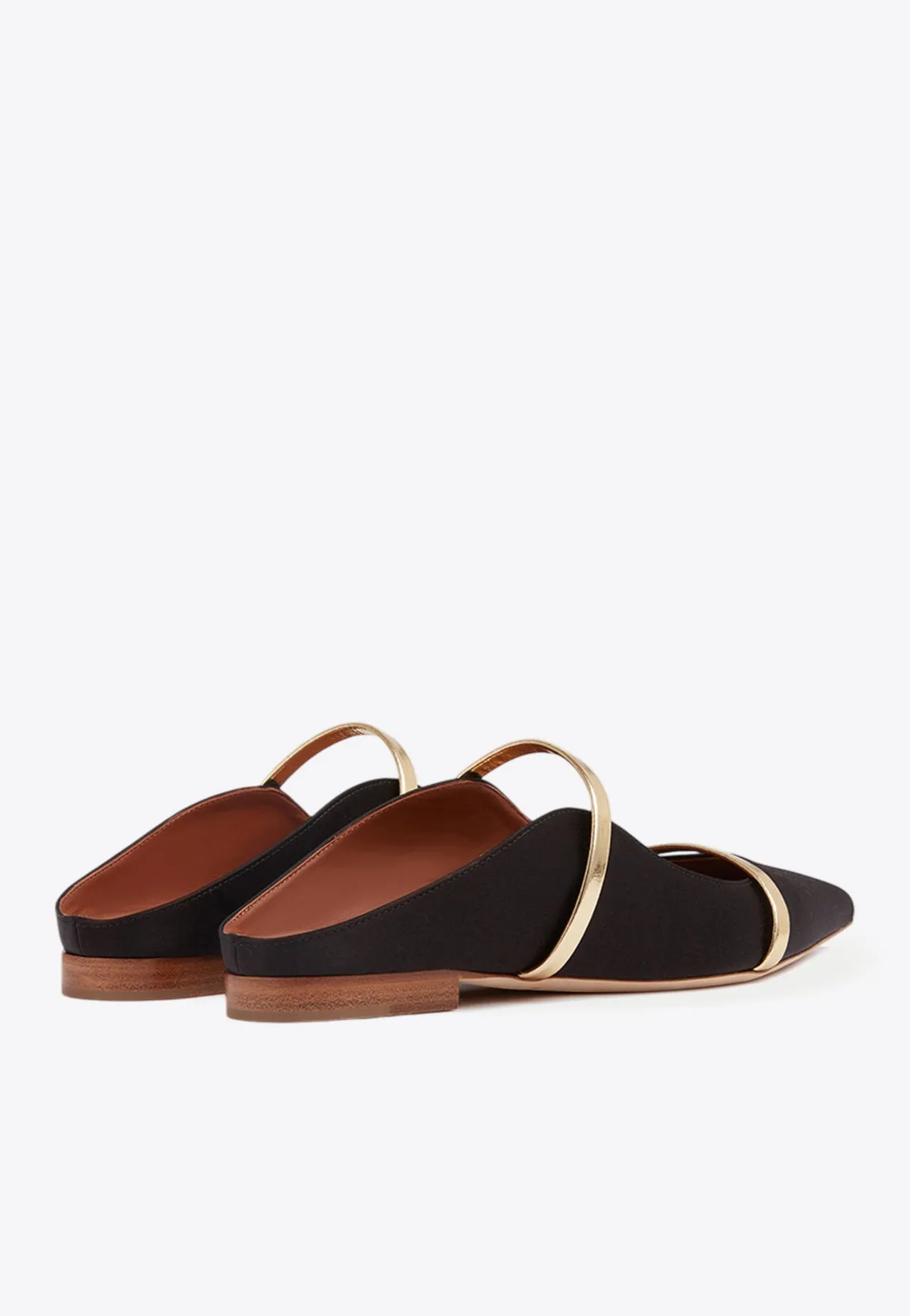 Maureen Satin Flat Mules