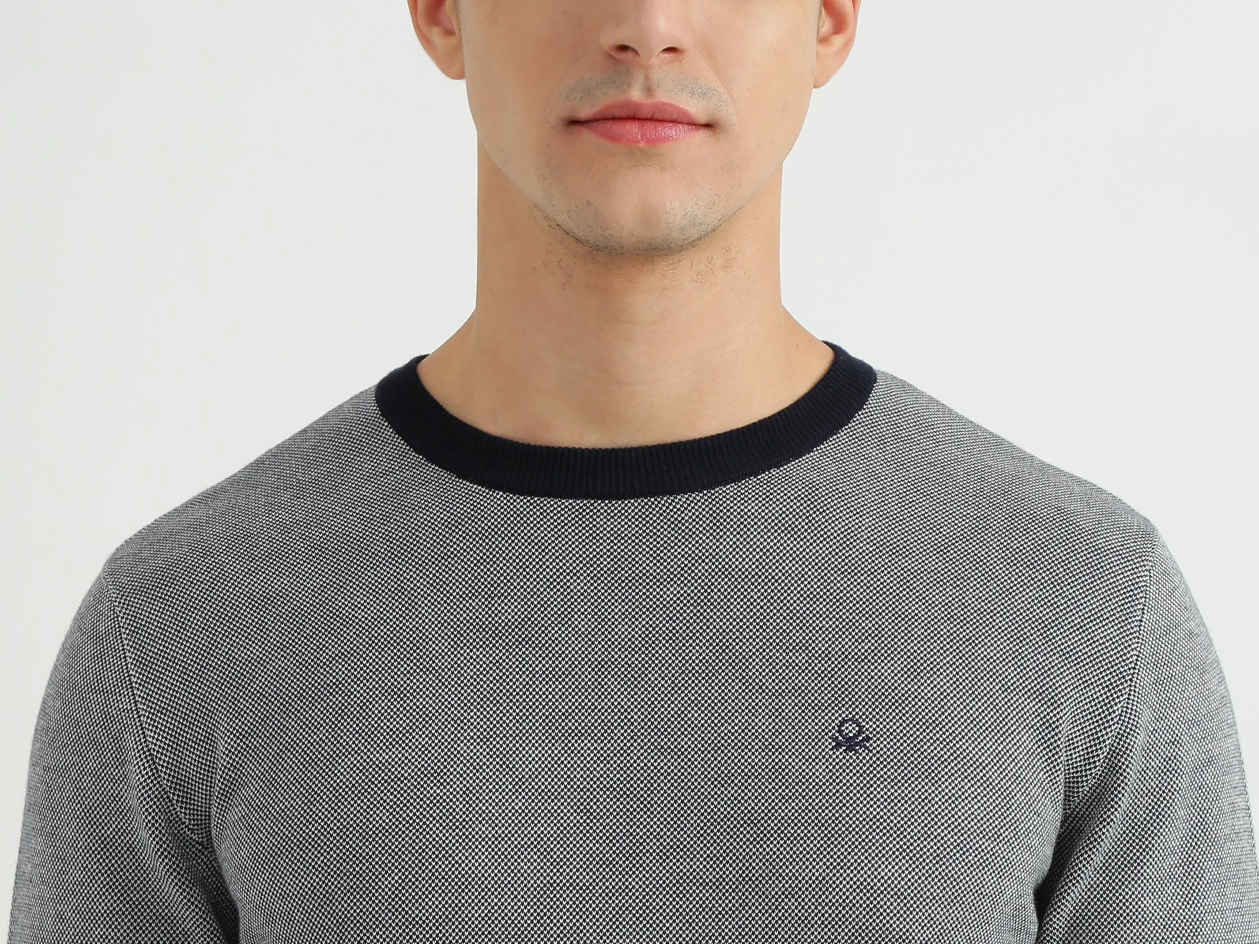 Mens Long Sleeve Solid Sweatshirt