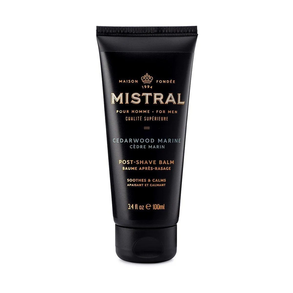 Mistral Mens Cedarwood Marine Post Shave Balm 3.4oz