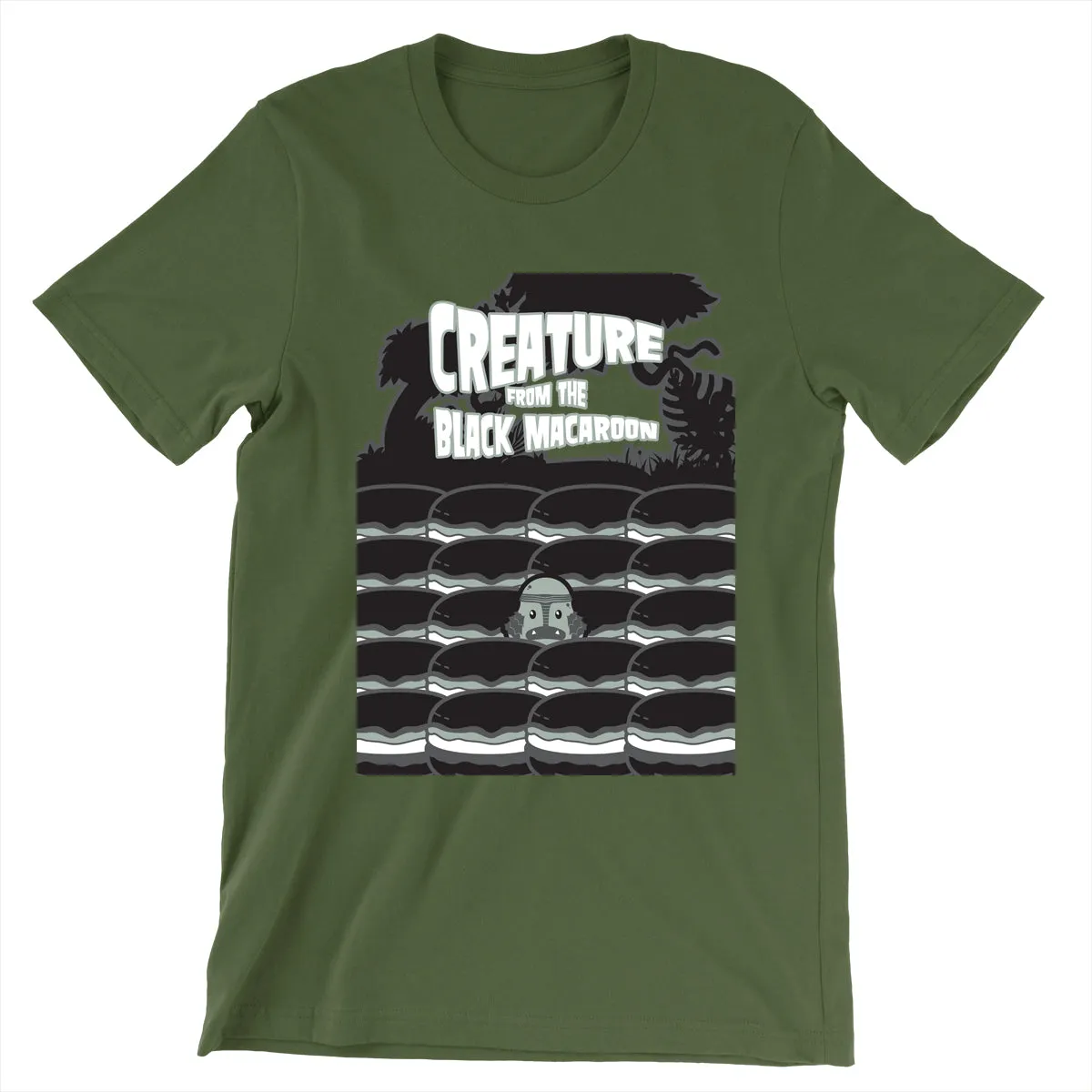 Movie The Food™ "Creature From The Black Macaroon" T-Shirt