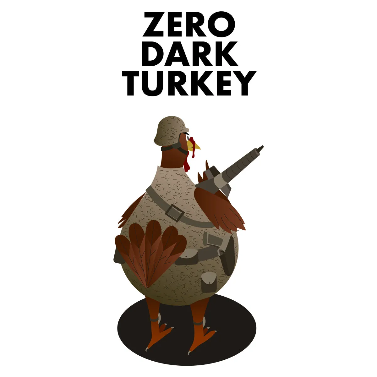Movie The Food™ "Zero Dark Turkey" T-Shirt