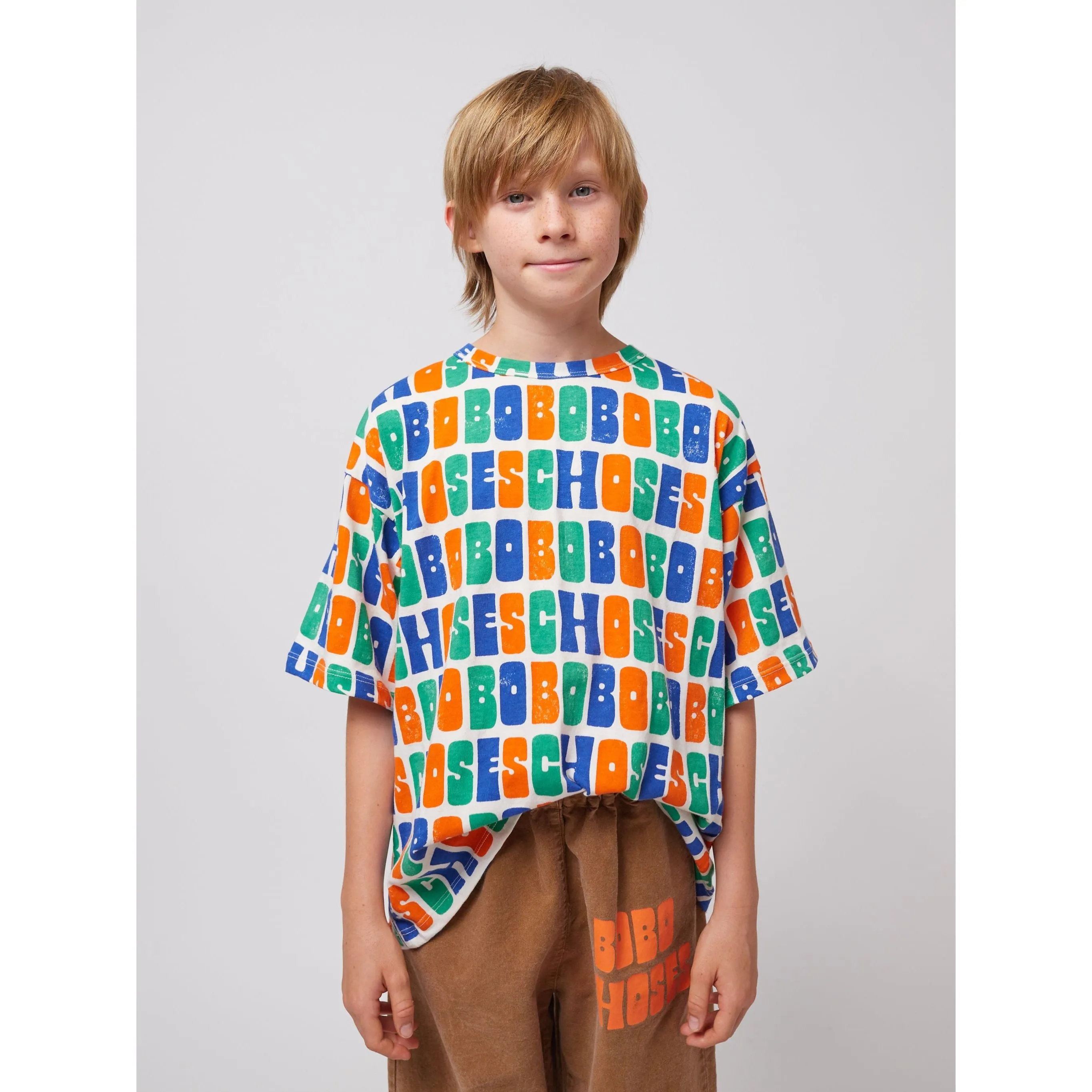 Multicolor Bobo Choses All Over T-Shirt