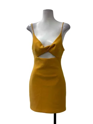 Mustard Yellow Thin Strap Dress