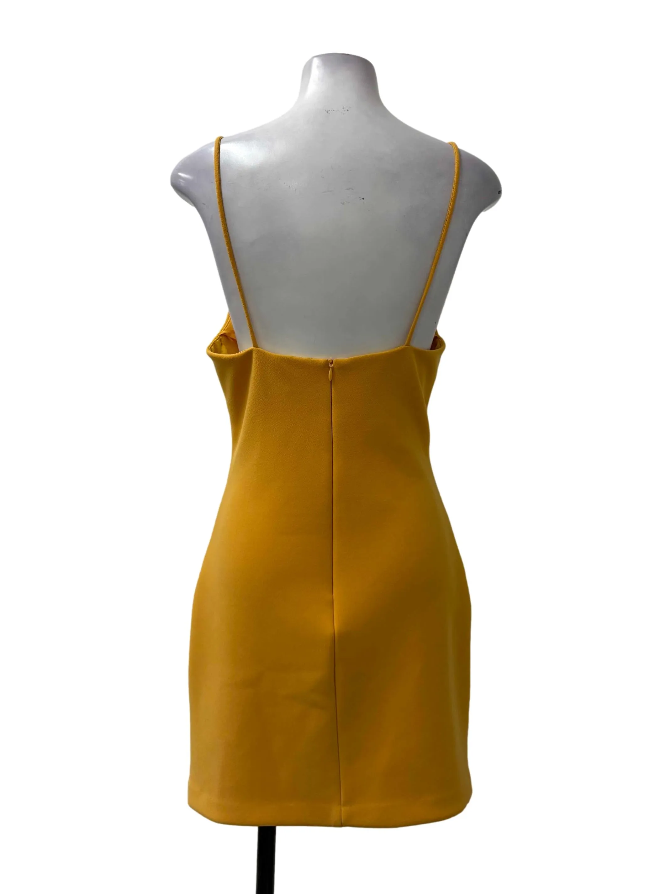 Mustard Yellow Thin Strap Dress