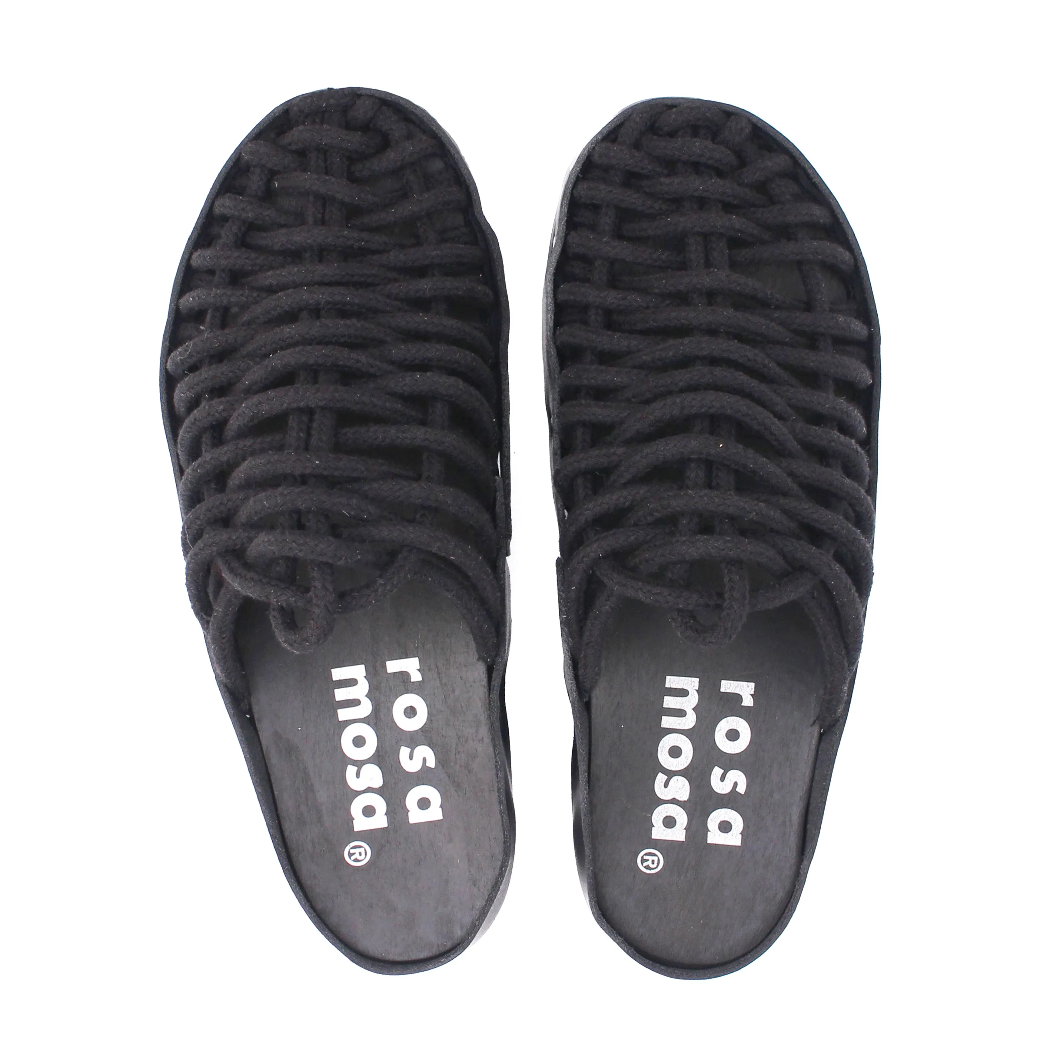 NET PANTO COTTON CLOG   All Black