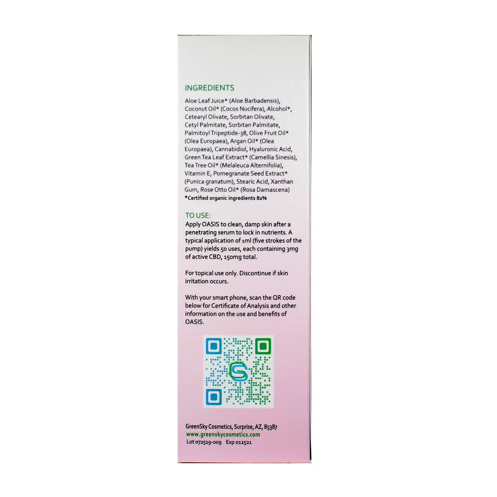 Oasis Intense Facial Moisturizer