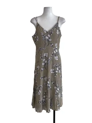 Oat Floral Thin Strap Dress