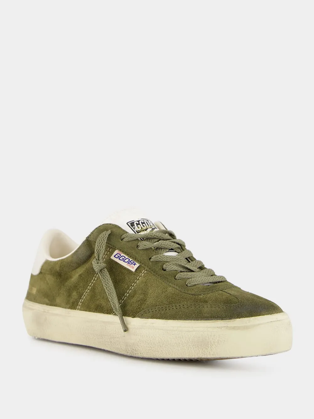 Olive Green Soul-Star Sneakers with Suede