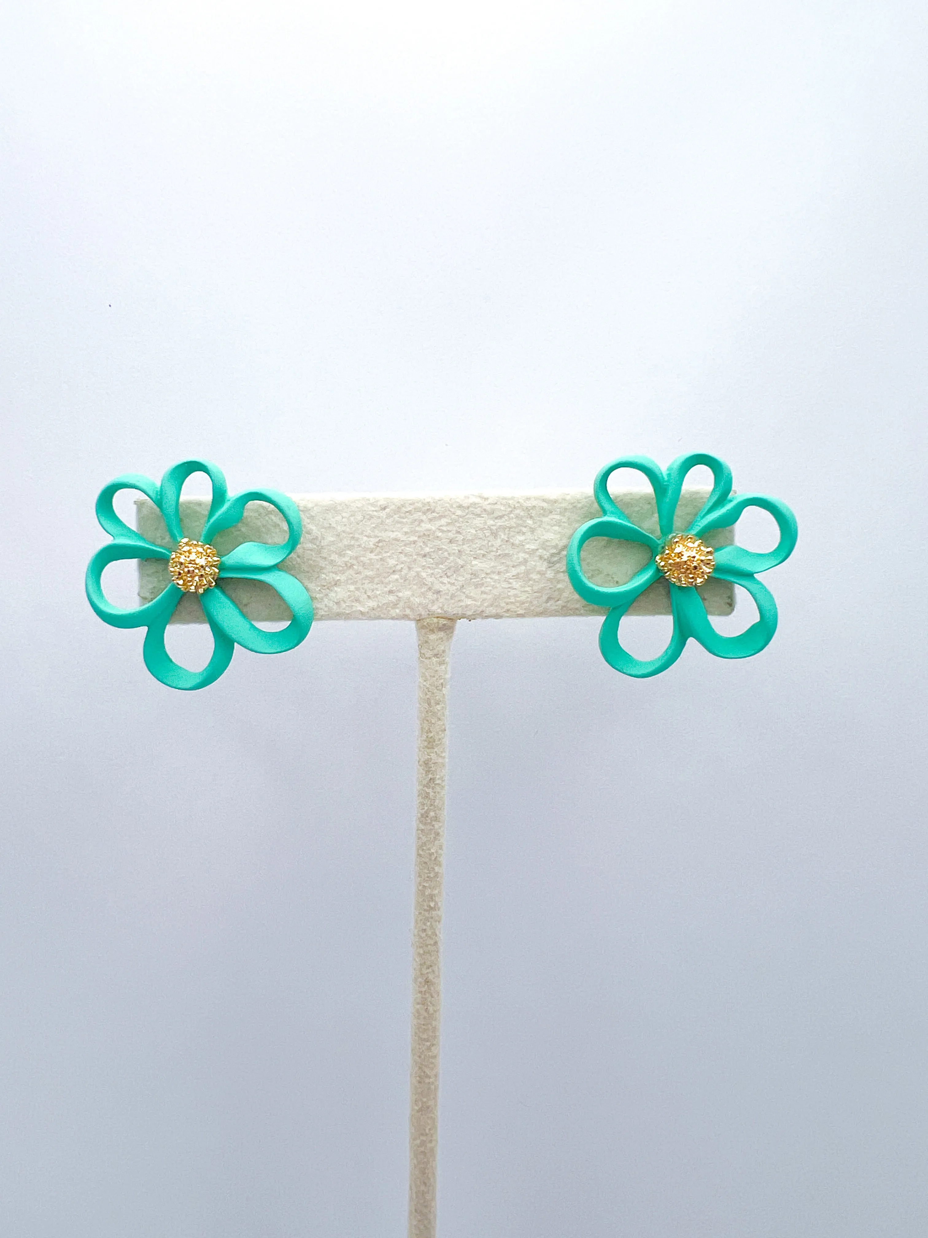 Open Flower Earrings