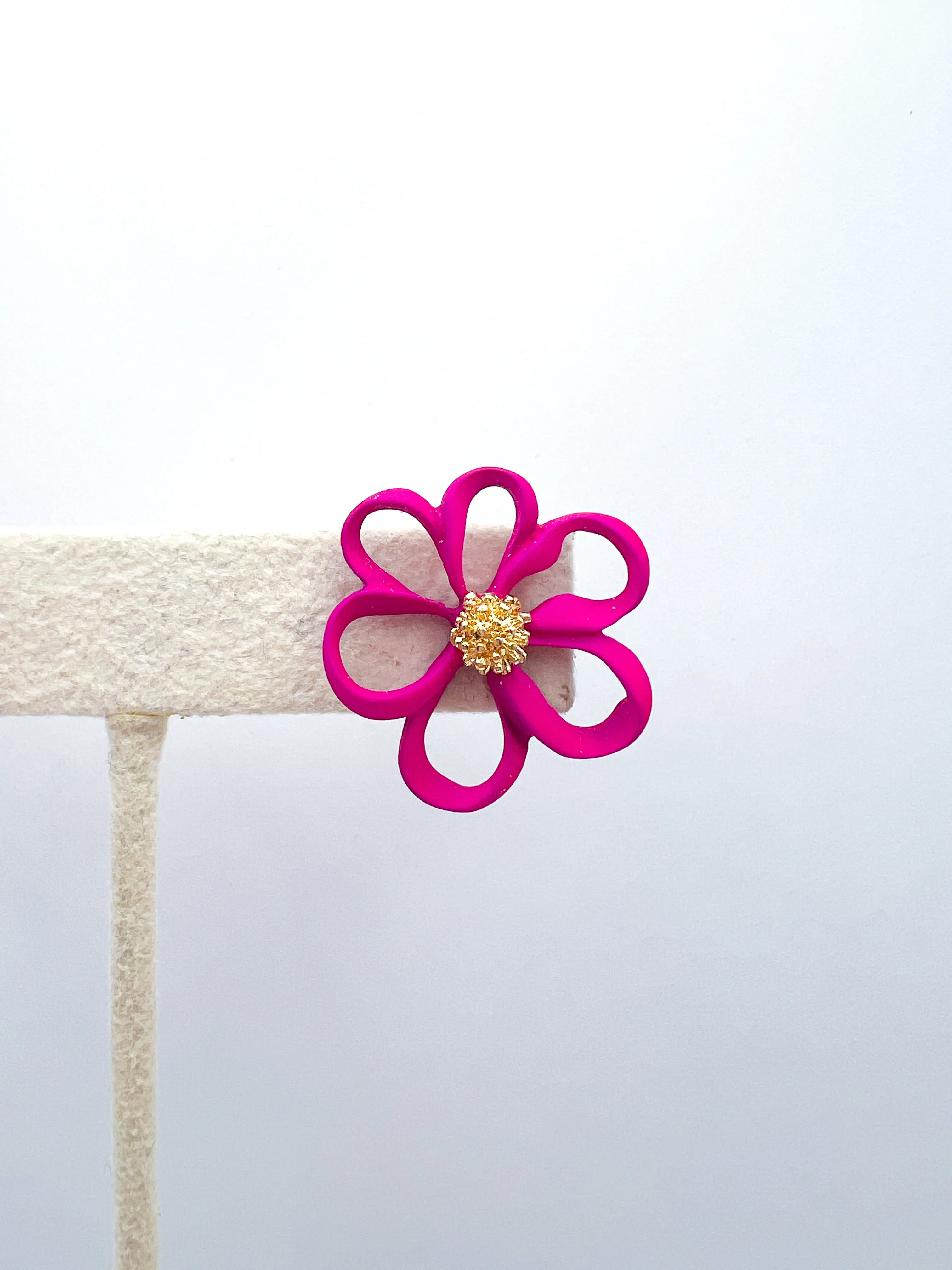 Open Flower Earrings