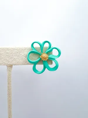 Open Flower Earrings