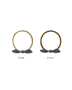 ORGANIC Little Knot Headband || Indigo
