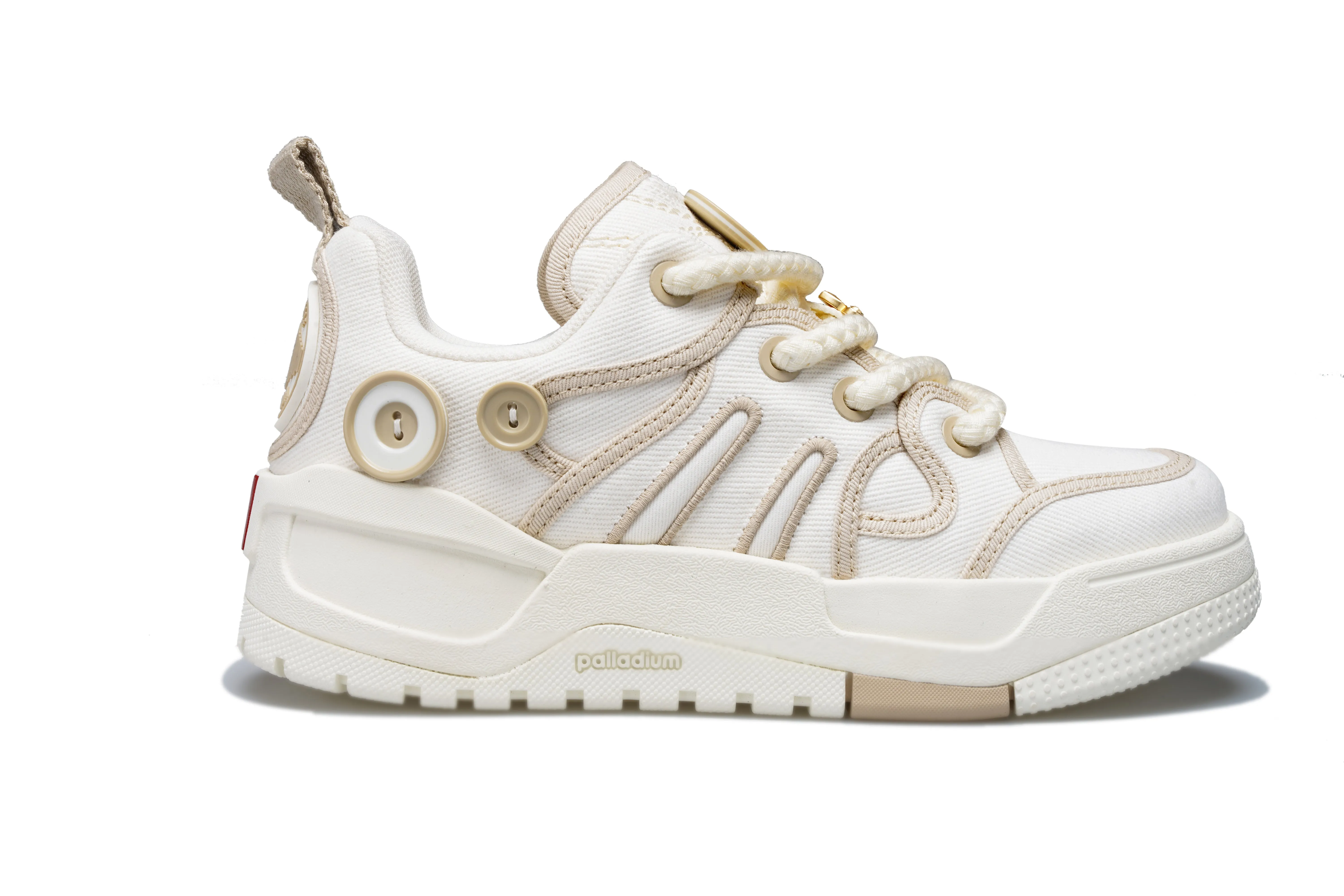 Palladium Button 2.0 Sneaker cream