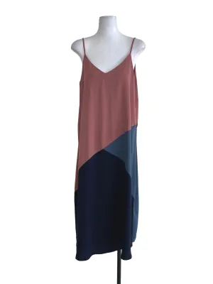 Pink Multi Tones Thin Strap Dress