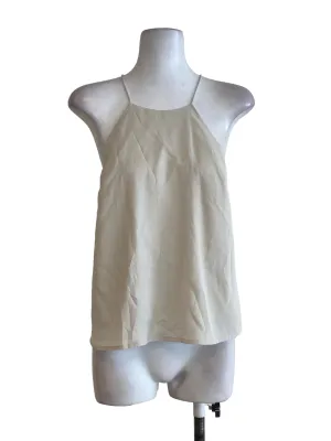 Pink Ribbed Thin Strap Top