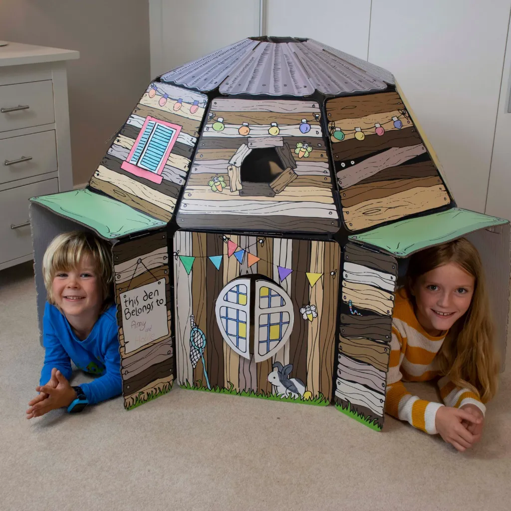 Play Den & Periscope - Children's Colour-in Playhouse