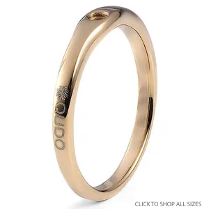 Qudo Extra Thin Ring - Gold