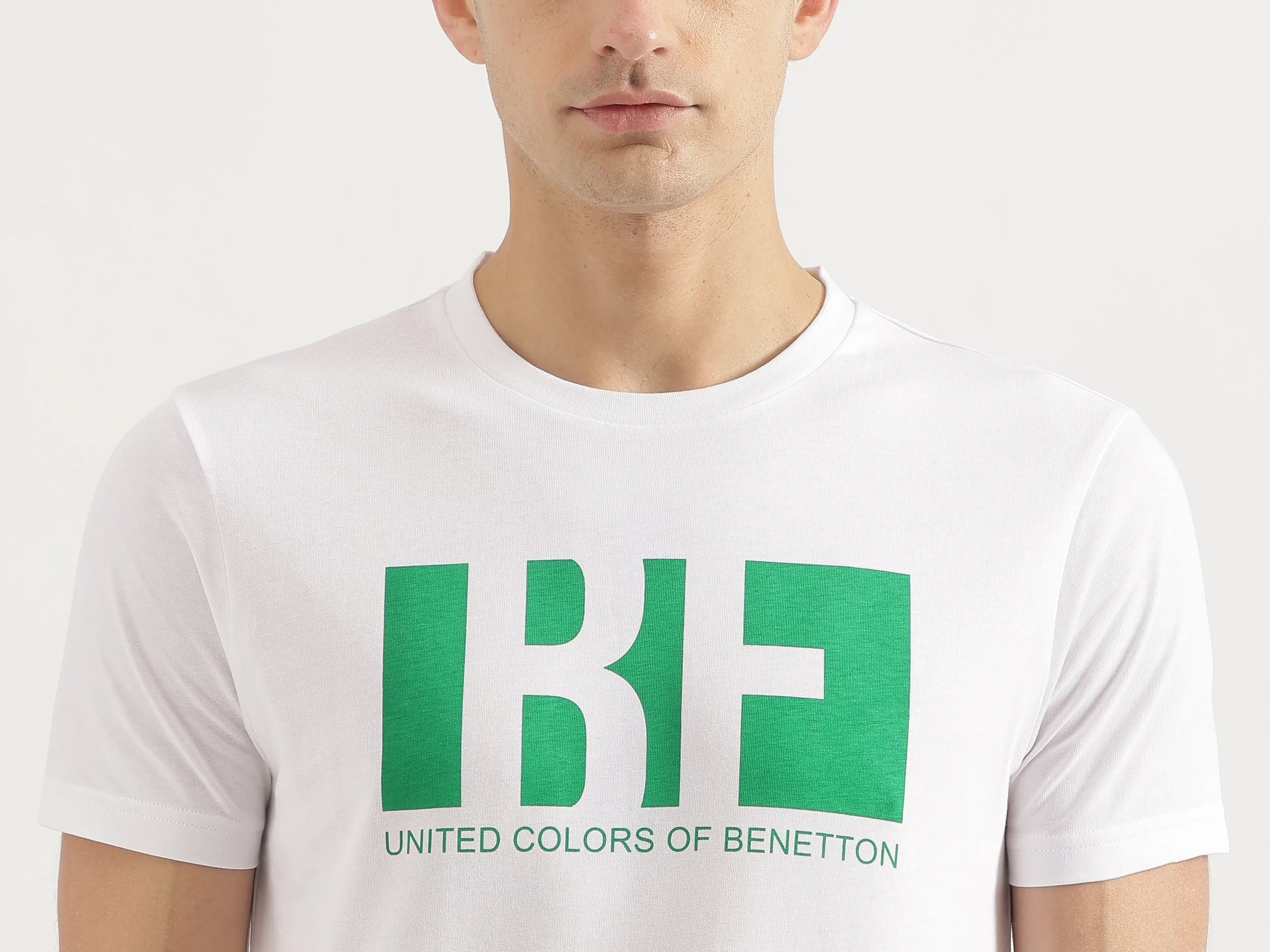 Regular Fit Round Neck Printed T-Shirt