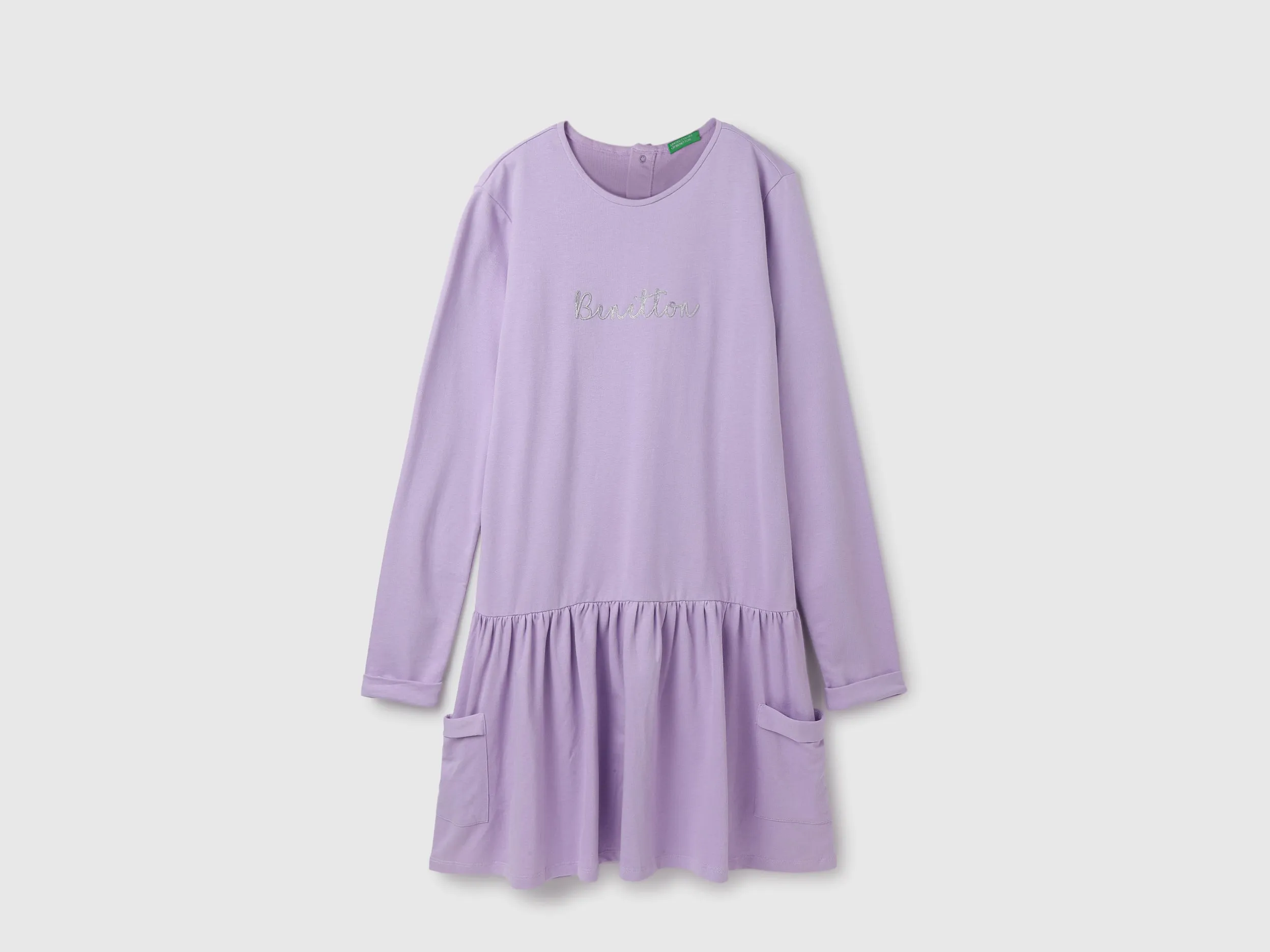 Regular Fit Round Neck Solid Dress