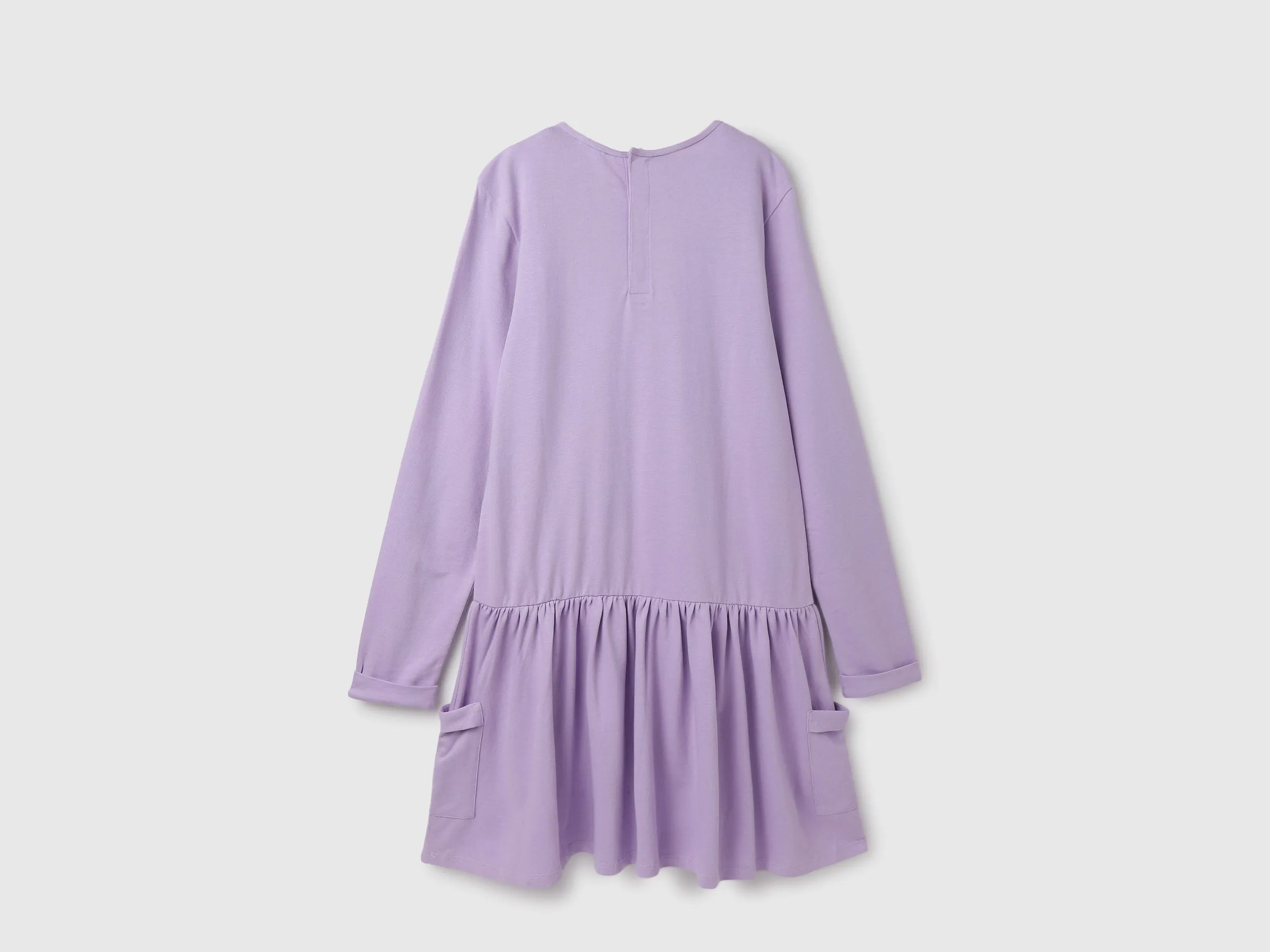 Regular Fit Round Neck Solid Dress