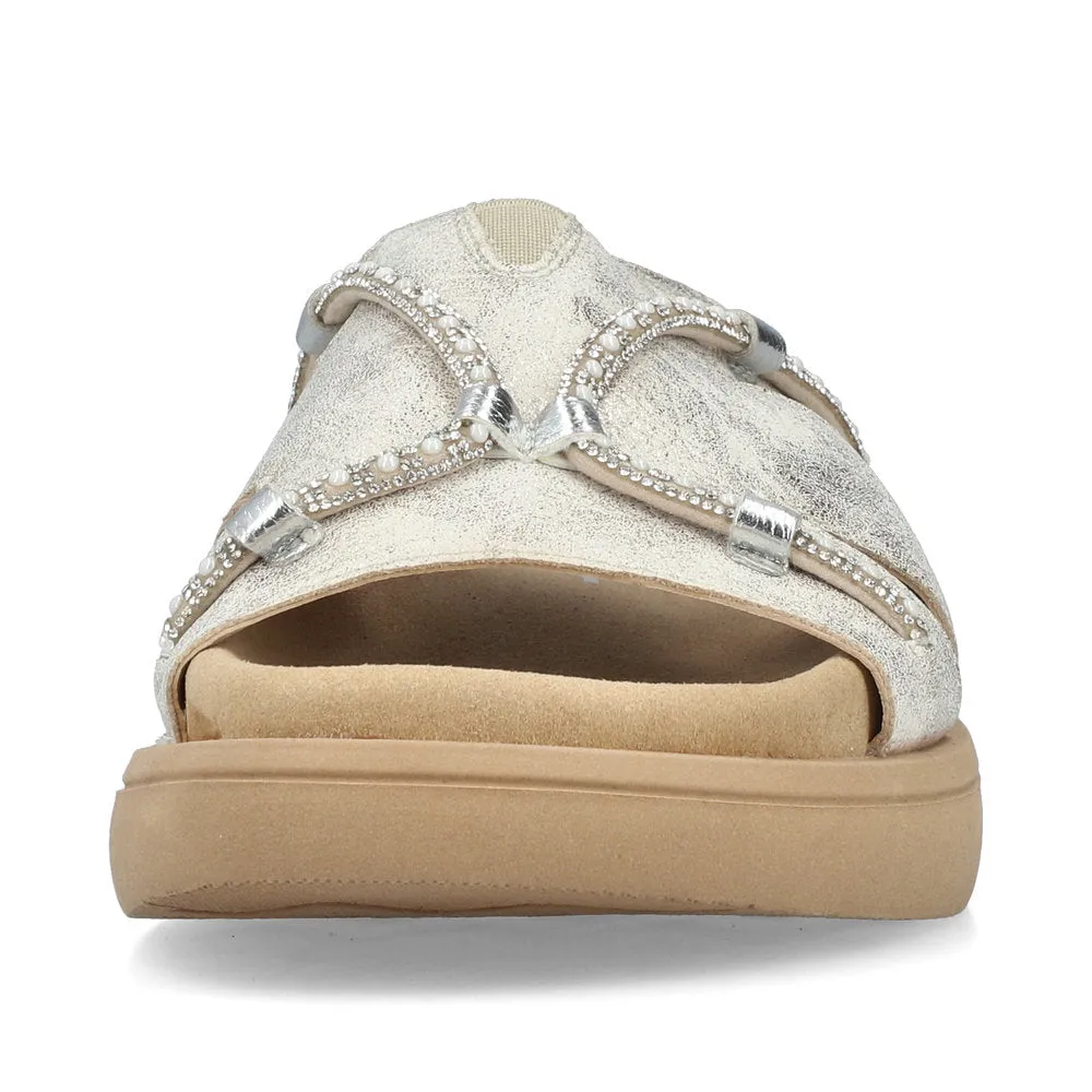 Rieker Ladies Flat Mule Sandals V1588-60