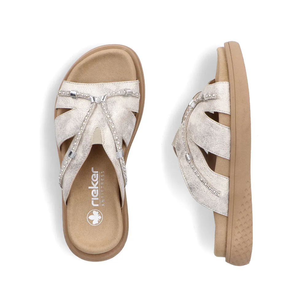 Rieker Ladies Flat Mule Sandals V1588-60