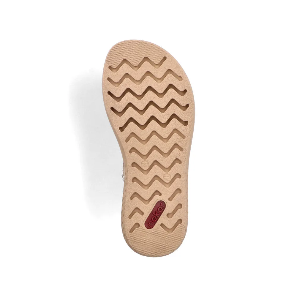 Rieker Ladies Flat Mule Sandals V1588-60