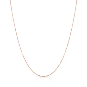 Rose Thin Cable Chain (Silver)