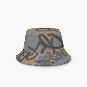Sandstone Script Graffiti Bucket Hat