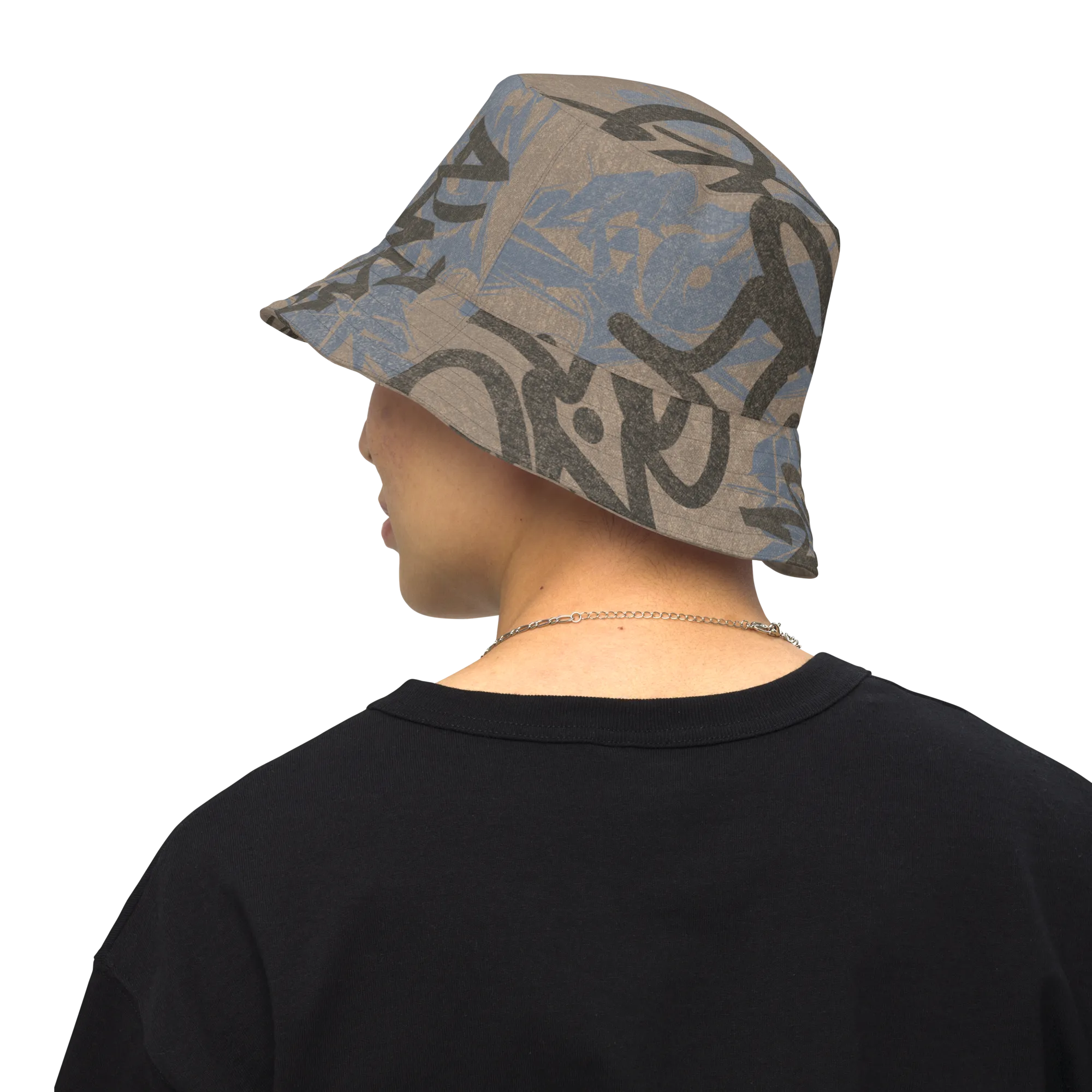 Sandstone Script Graffiti Bucket Hat