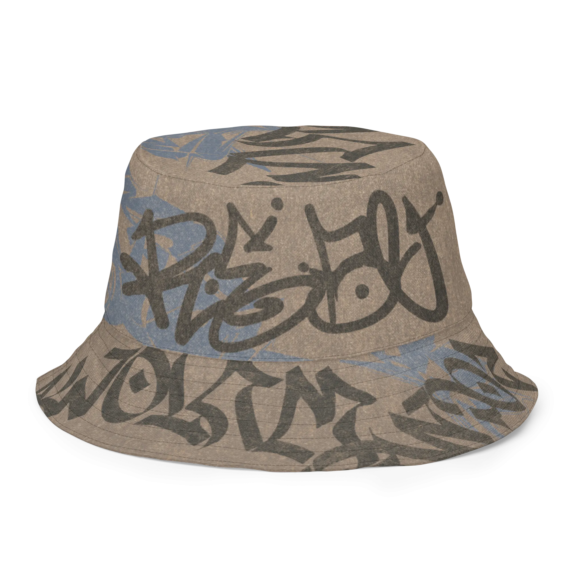 Sandstone Script Graffiti Bucket Hat
