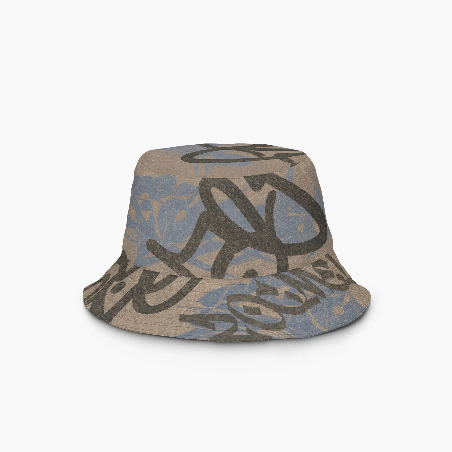 Sandstone Script Graffiti Bucket Hat