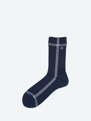Side Line Silk Crew Sock