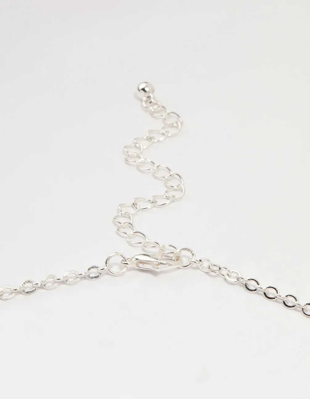 Silver Thin Choker Necklace
