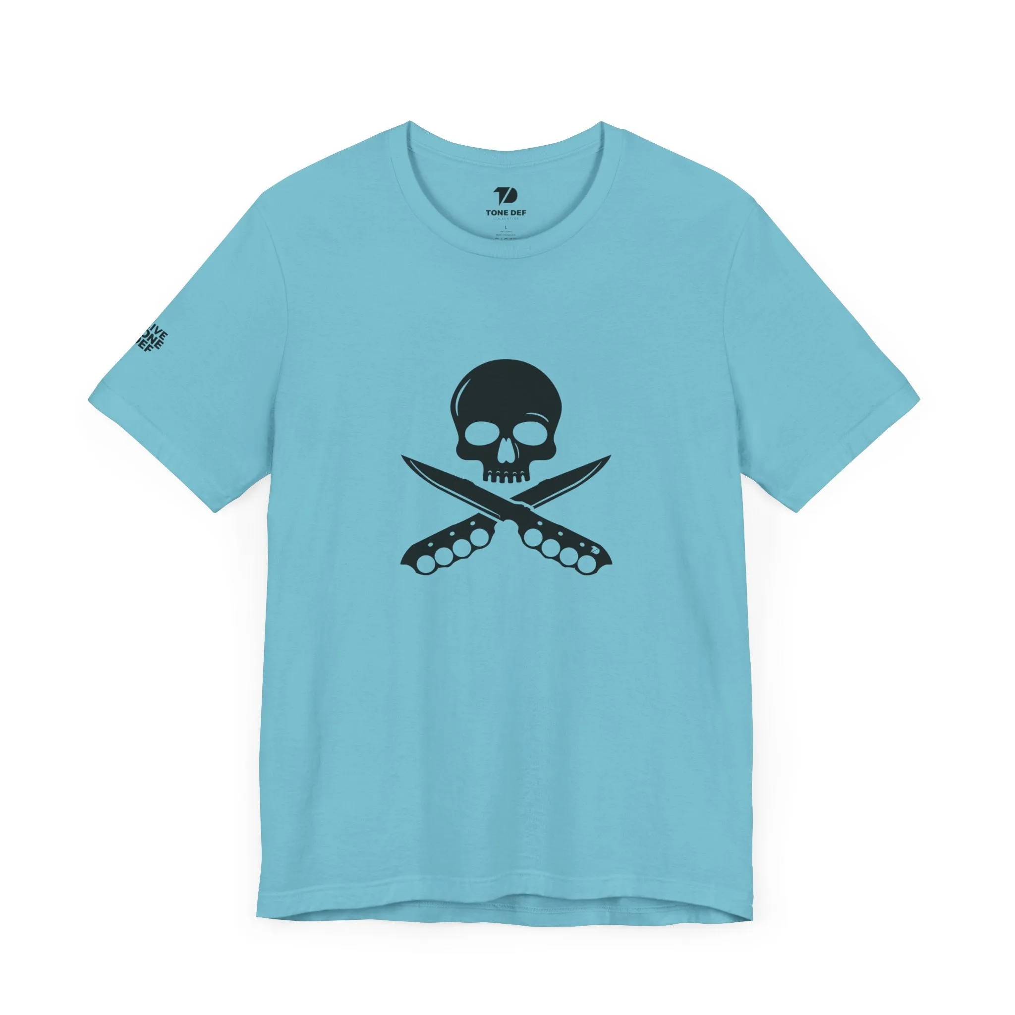 Skull & Knuckle Blades - Unisex Jersey Short Sleeve Tee