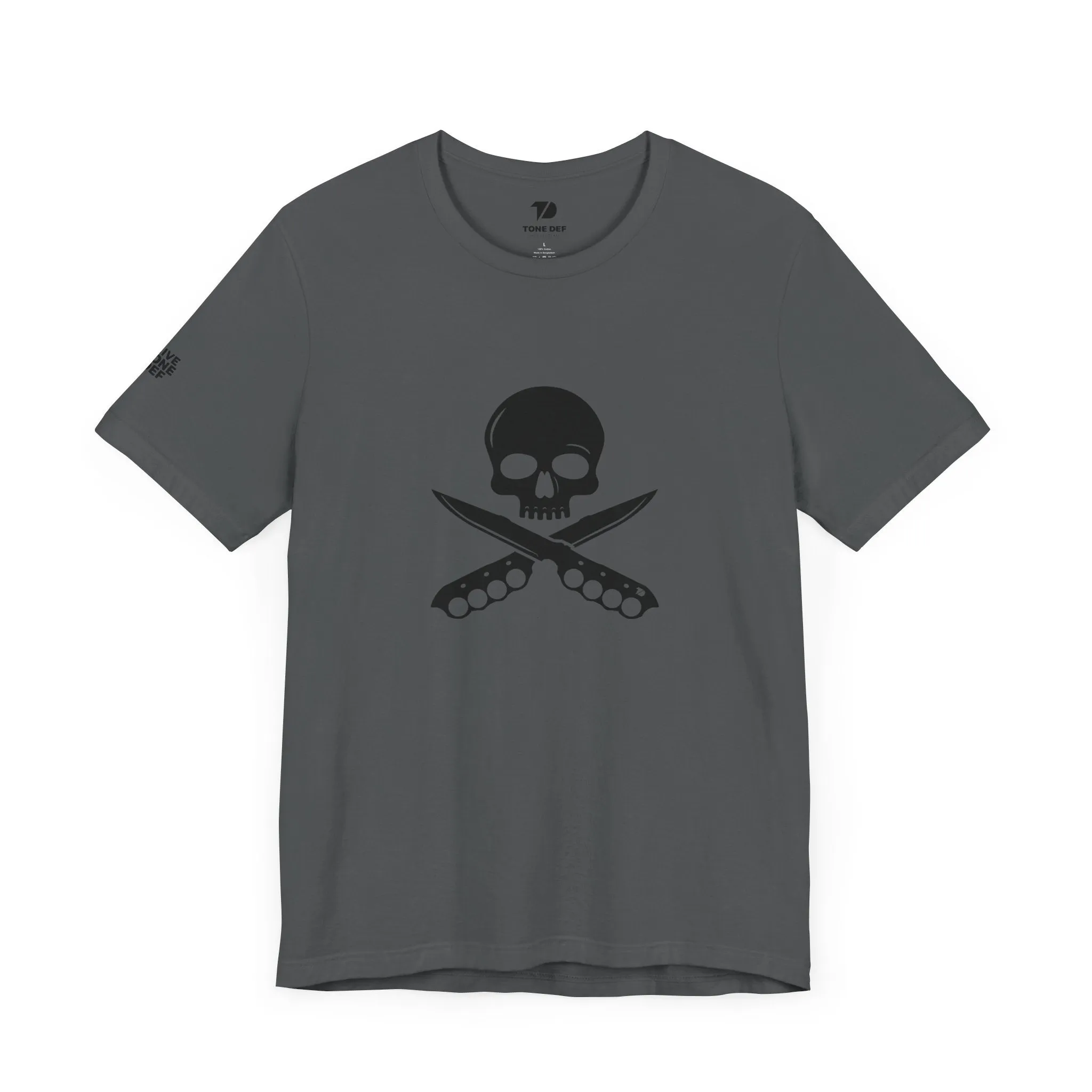 Skull & Knuckle Blades - Unisex Jersey Short Sleeve Tee