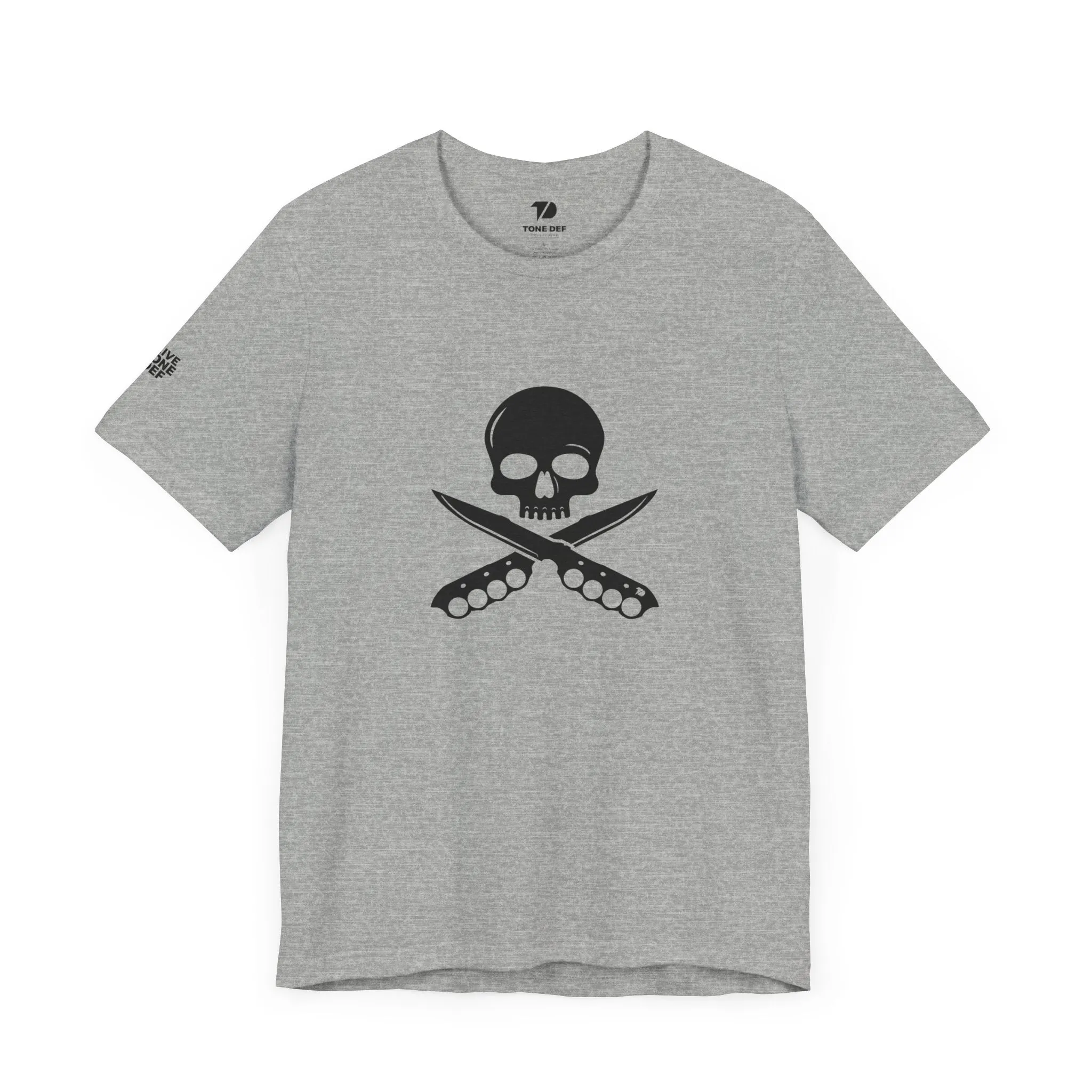 Skull & Knuckle Blades - Unisex Jersey Short Sleeve Tee