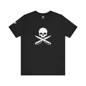 Skull & Knuckle Blades - Unisex Jersey Short Sleeve Tee