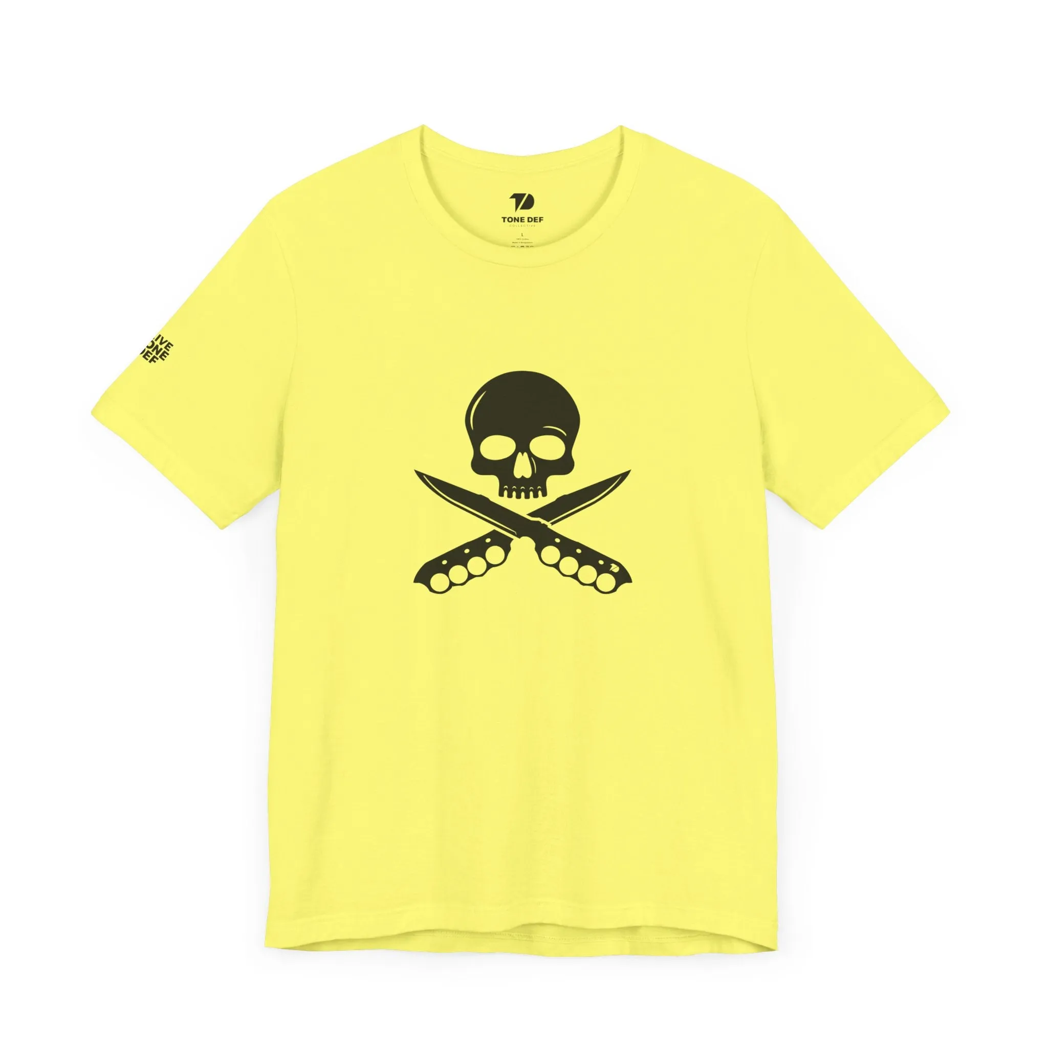 Skull & Knuckle Blades - Unisex Jersey Short Sleeve Tee