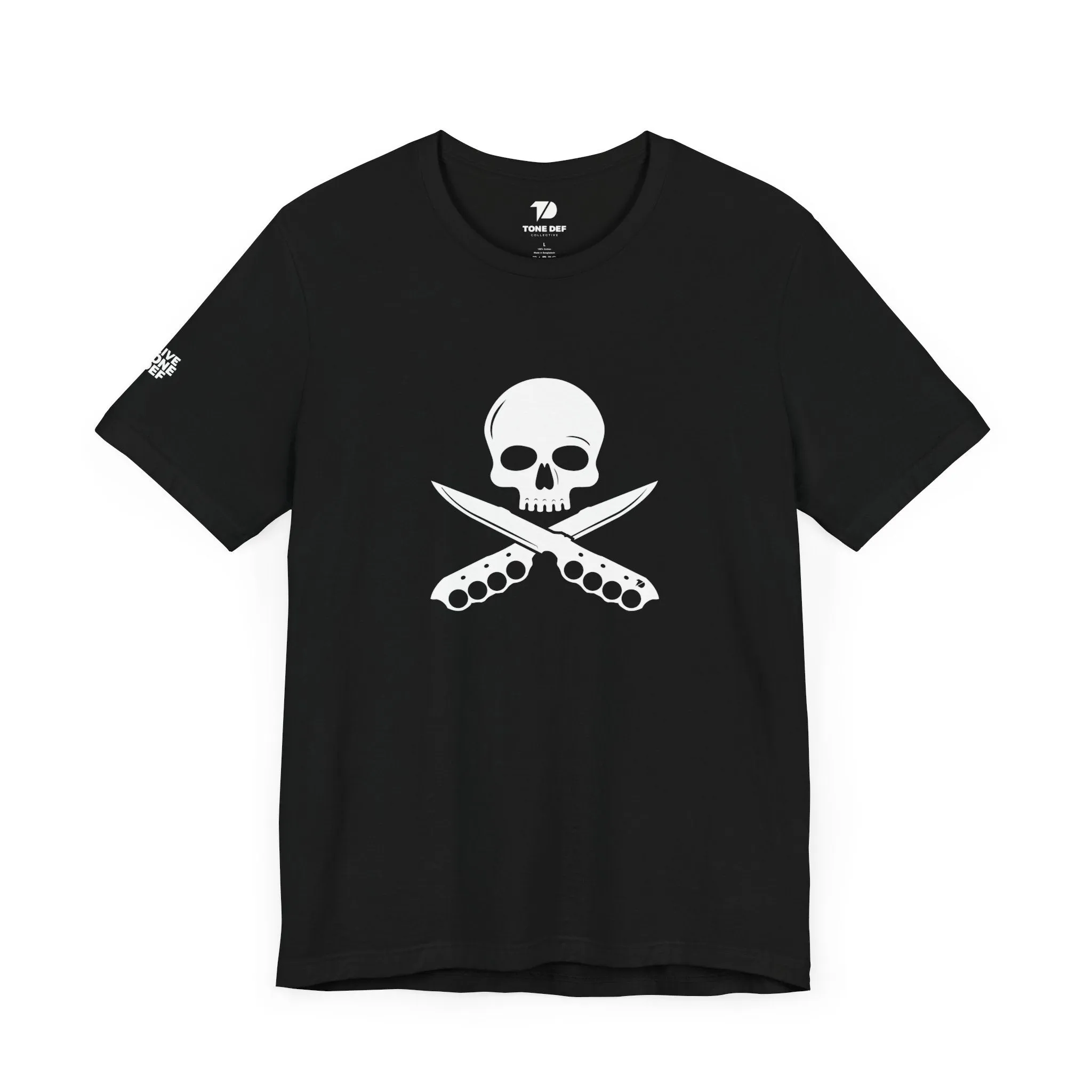 Skull & Knuckle Blades - Unisex Jersey Short Sleeve Tee