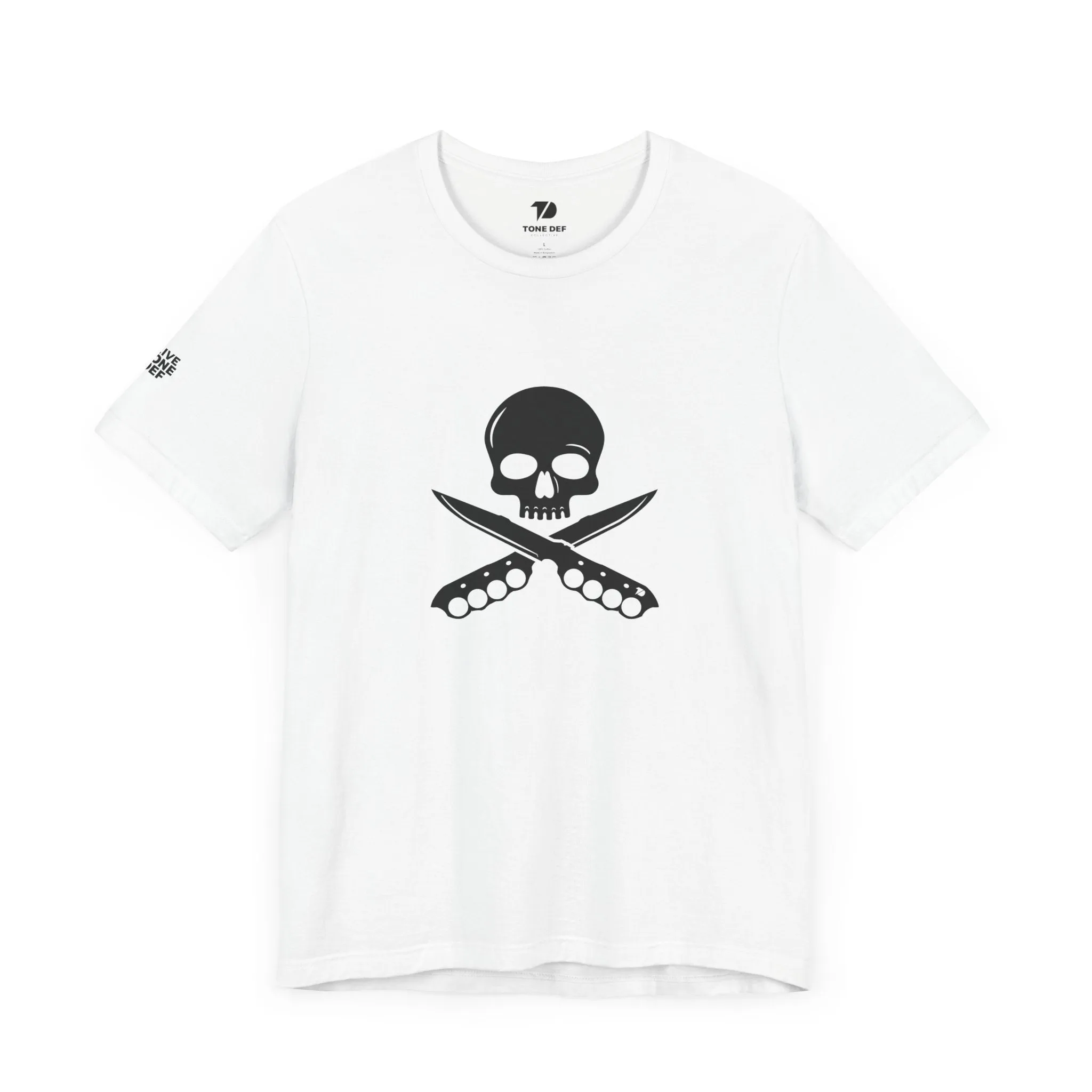 Skull & Knuckle Blades - Unisex Jersey Short Sleeve Tee