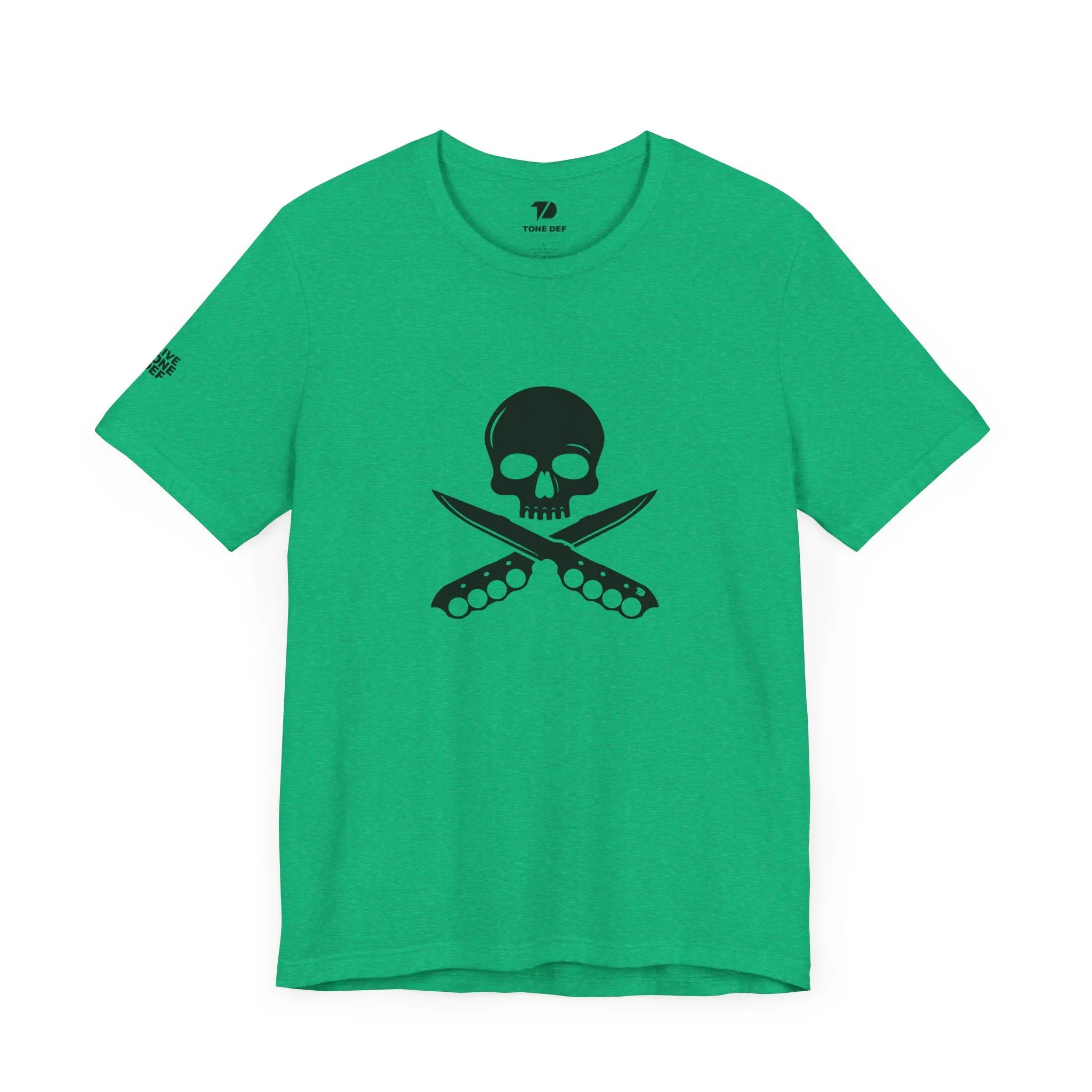 Skull & Knuckle Blades - Unisex Jersey Short Sleeve Tee